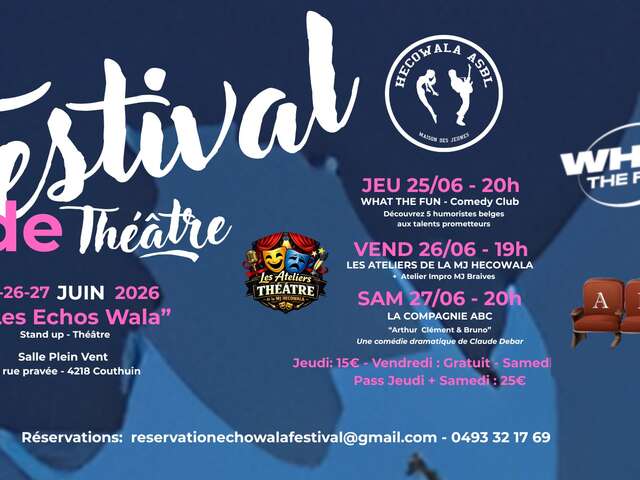LES ÉCHOS WALA – Festival Stand Up & Théâtre