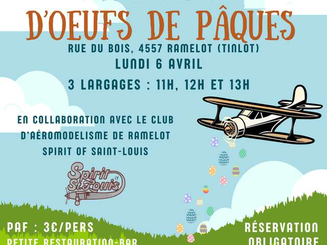 Largage d'oeufs de Pâques