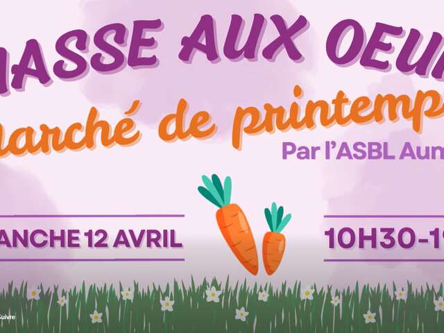 Marché de Printemps et chasse aux oeufs
