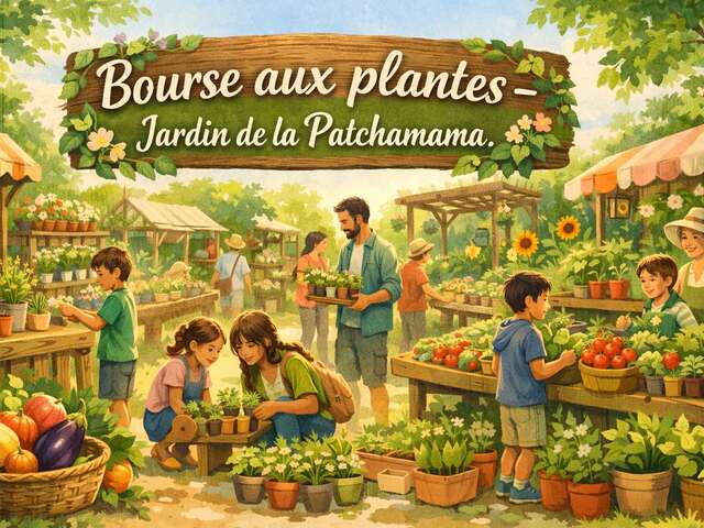 Bourse aux plantes à la Patcha