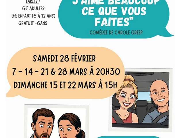 Théâtre : "J'aime beaucoup ce que vous faites"