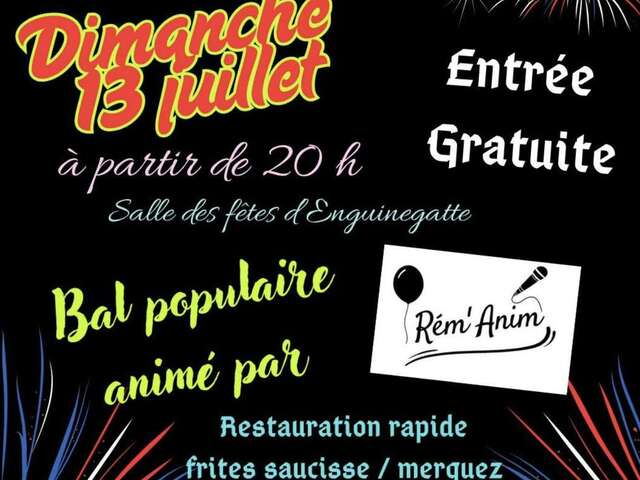 FÊTE NATIONALE | Feu d'artifice d'Enguinegatte.