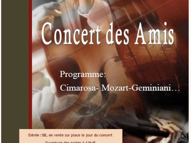 CONCERT | "Concert des Amis de l'orchestre"