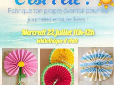 Activité ludique manuelle : "C'est l'été !"