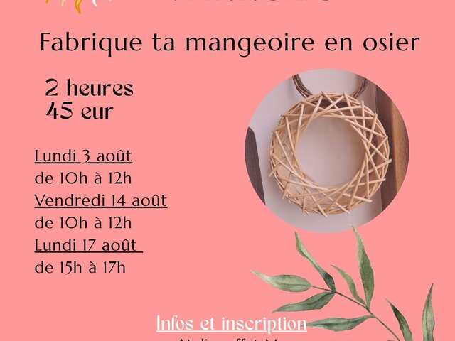 Initiation à la vannerie