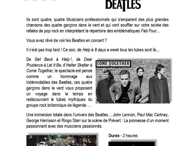 Come together ... Tribute to The Beatles