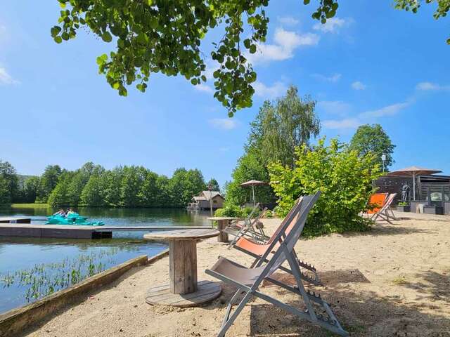 La plage aménagée du Lieu Dieu