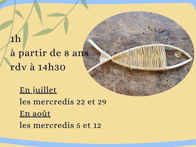 Initiation à la vannerie enfant