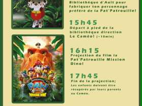 Activité créatif et projection ciné : "La Pat'Patrouille débarque !"