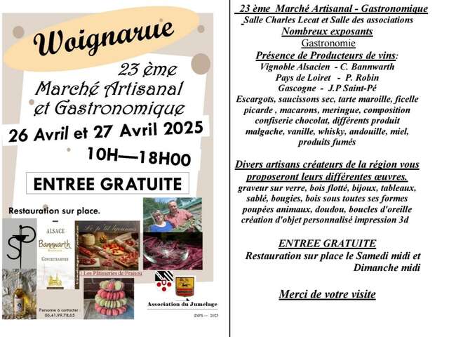 23ème Marché artisanal gastronomique