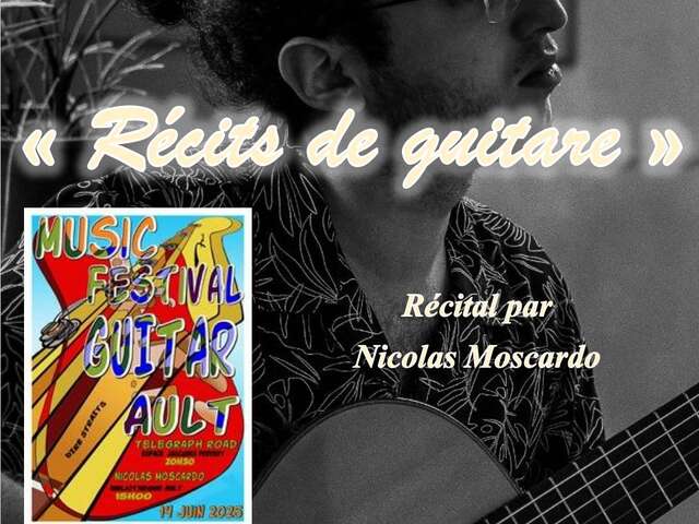 Premier Festival de la Guitare : Récital avec Nicolas Moscardo