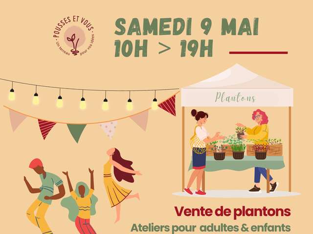 Ouverture des jardins - Vente de plants - Guinguette