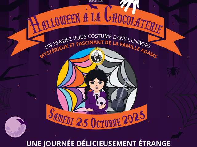 Évènement Halloween  - La famille Addams à la chocolaterie