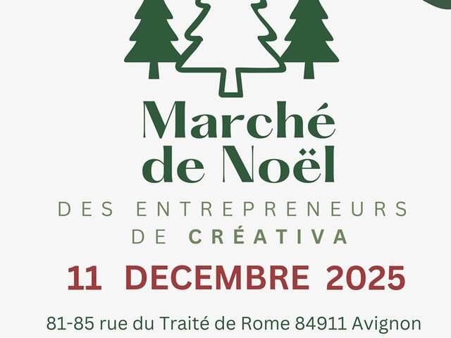 Marché de Noël des entrepreneurs de Créativa