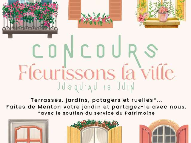 Concours "Fleurissons la ville"