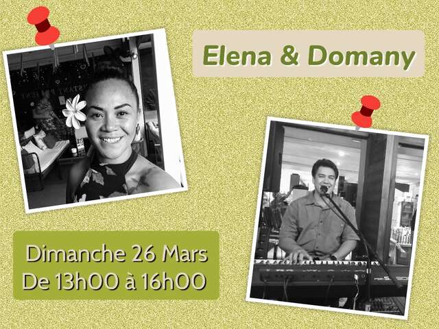 Elena & Domany en concert à L'Instant Présent
