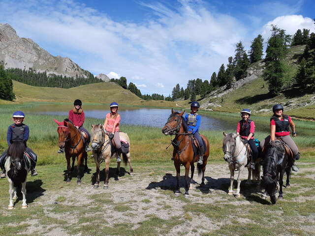 Rando équestre les 2 vallées : du Mélézet au Cristillan
