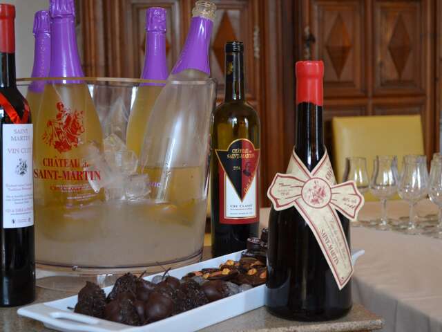Dégustation de vins et chocolats