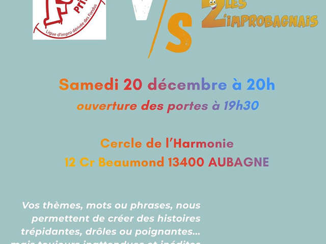Match d'improvisation à Aubagne : FPrimes vs Les Zimprobagnais