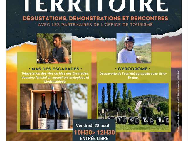 Les Instants du territoire im Fremdenverkehrsamt Vaison Ventoux Provence