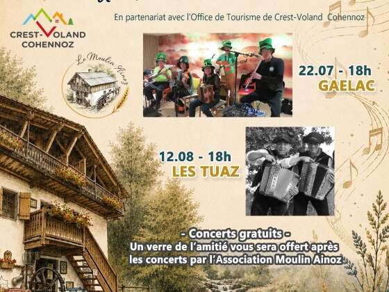 Les Musicales du Moulin Ainoz : Soirée accordéon