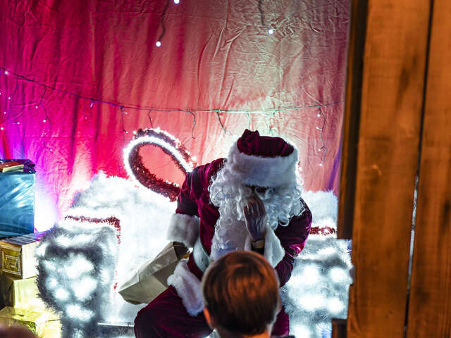 Viens rendre visite au Père Noël