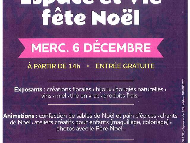 Espace et Vie fête Noël