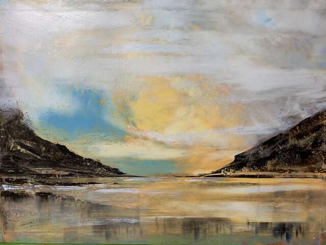 Oil painting and cold wax workshop with Andy BAYSTON