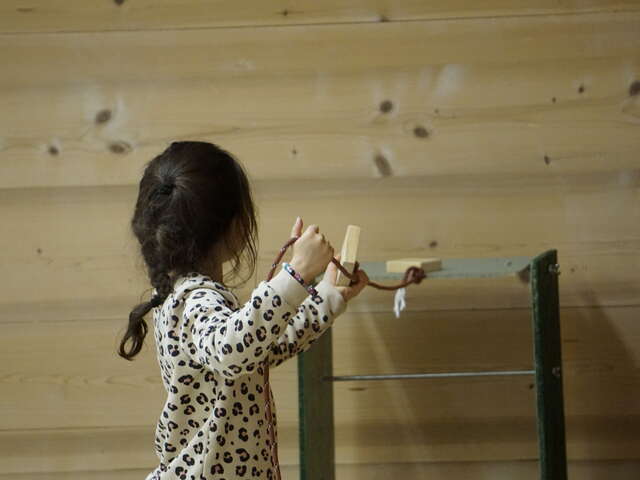 Atelier jeux en bois et défis pour toute la famille