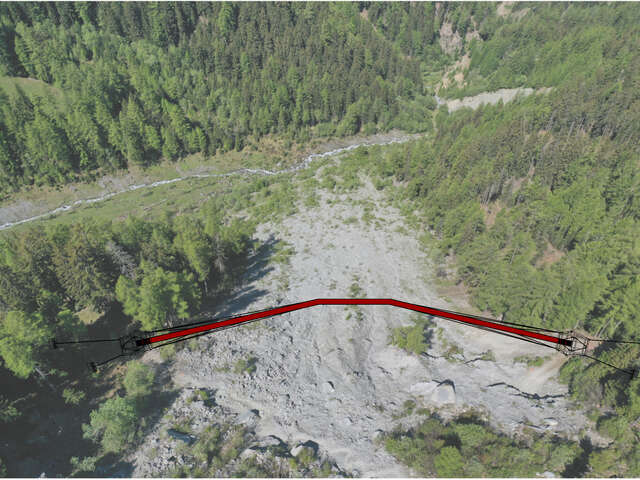 Inauguration de la passerelle des Dzoras