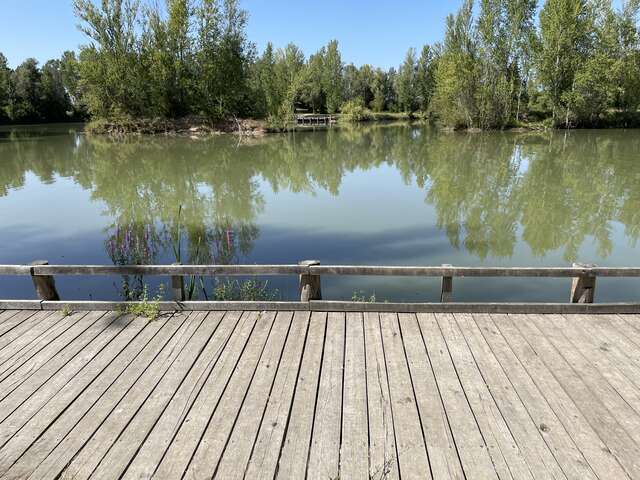 Ponton de pêche lac Jendreaux
