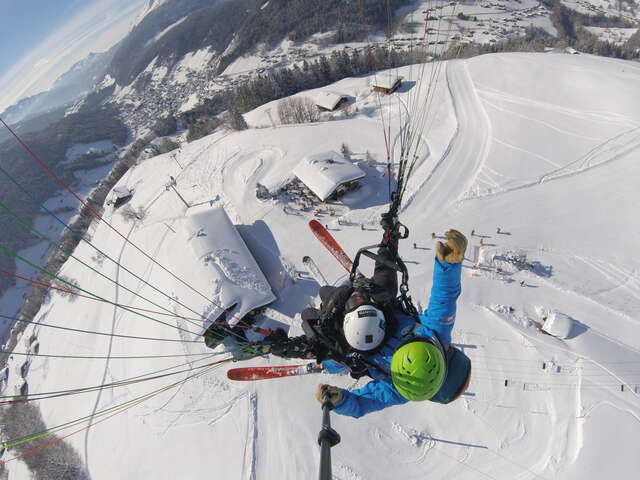 Parapente : baptêmes et vols biplaces
