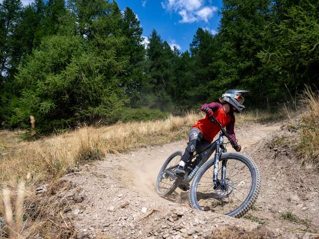Itinéraire bike park piste verte "La Gilly"