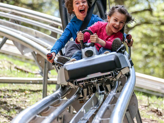 Luge sur Rail en nocturne