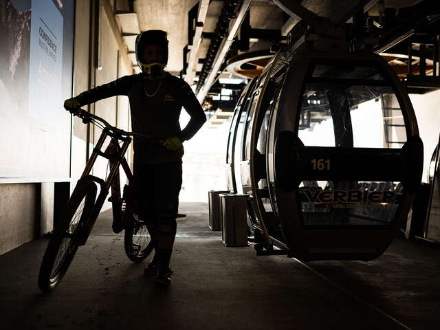 Mountain Lifts Cyclists