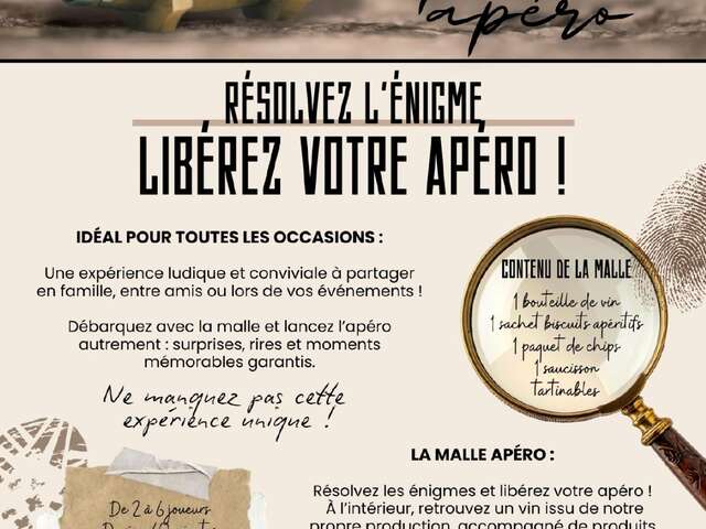 Escape Game "libérez votre apéro"