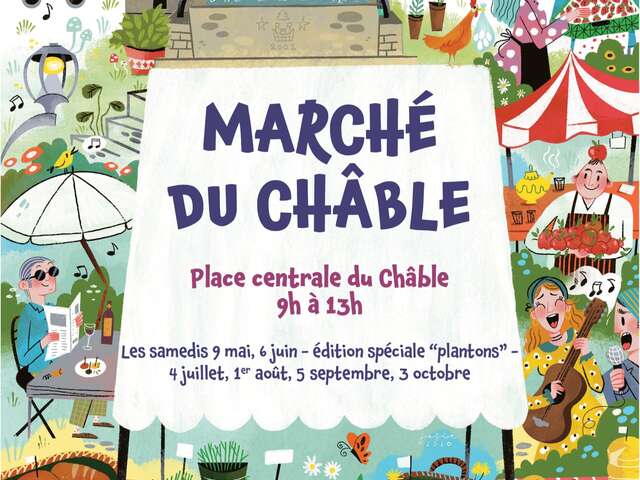 Markt in Le Châble