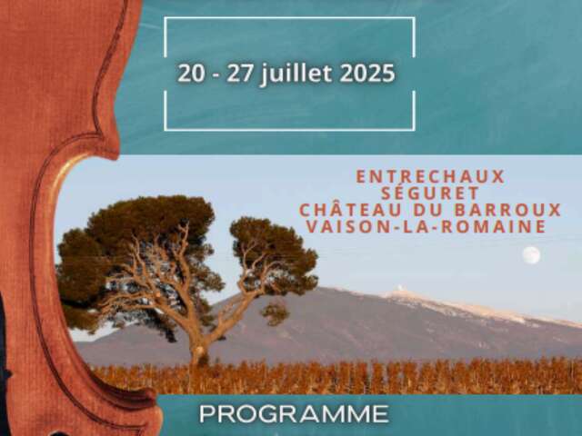 Musique romantique 'Divergences' - Festival Autour du Ventoux