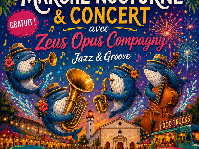 Marché nocturne - Concert Zeus Opus Compagny