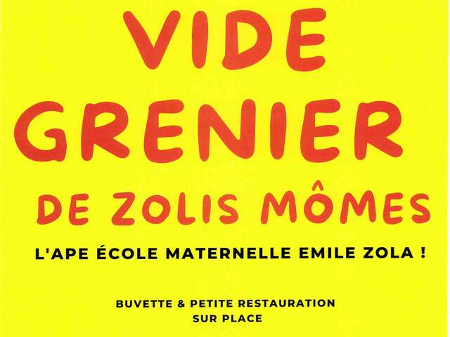Vide grenier de l'APE Zolis Mômes