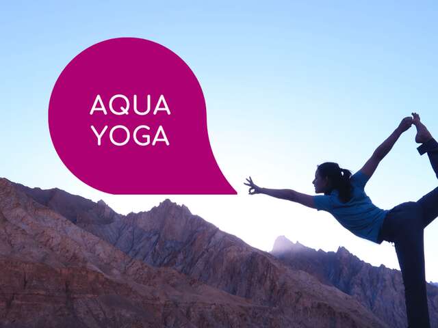 Aqua yoga class