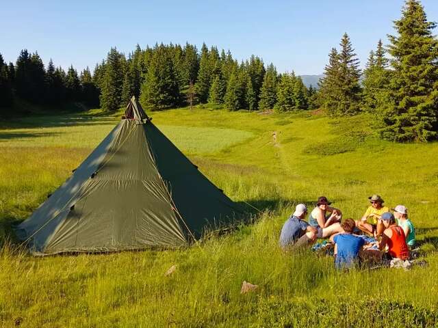 Une nuit sous tipi