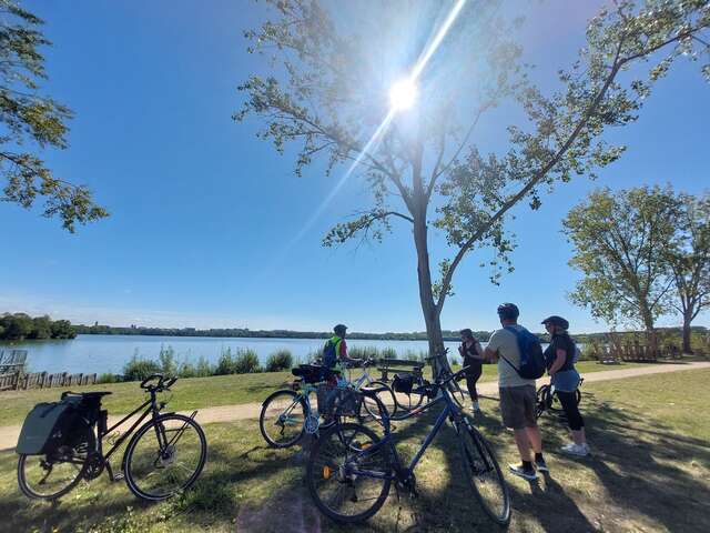 Angers by bike, plant getaway