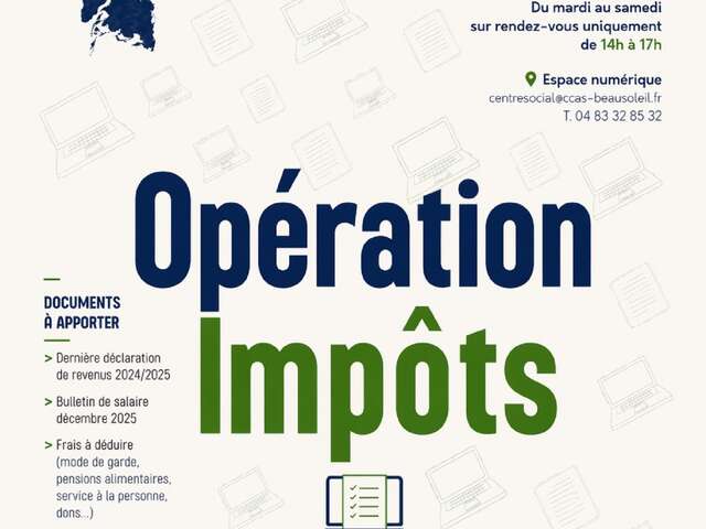 Village Charlot : Opération impôts