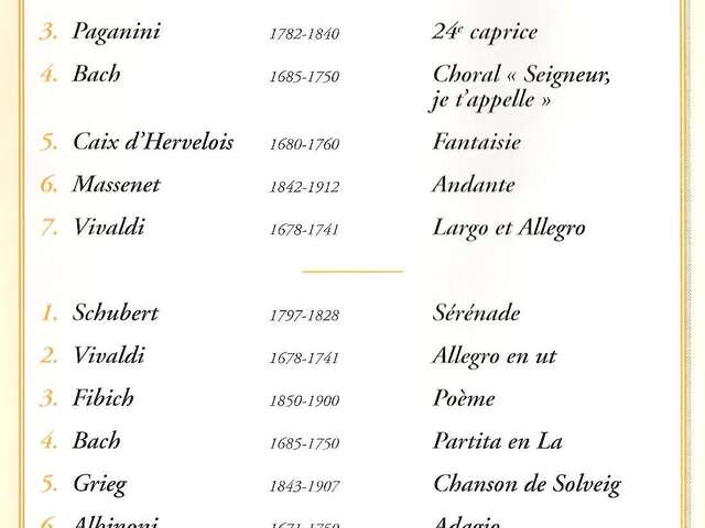 Concert "Flûtes Virtuoses" de Guy Angelloz