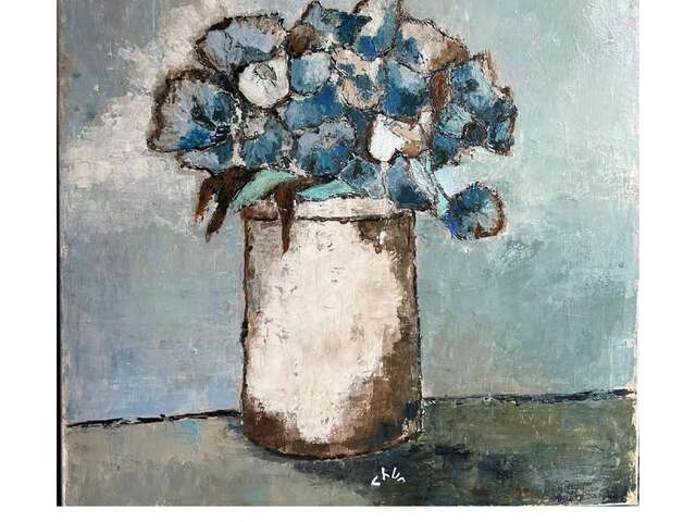 Exposition « Chantal Urrien-Vilain expose » - Peintures acryliques au couteau