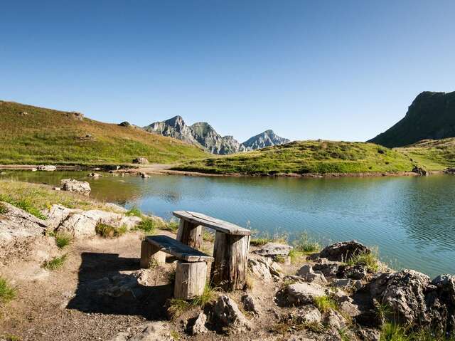 Le lac vert par Mossettes