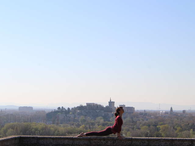 Yoga au cœur des jardins de l'Abbaye Saint-André
