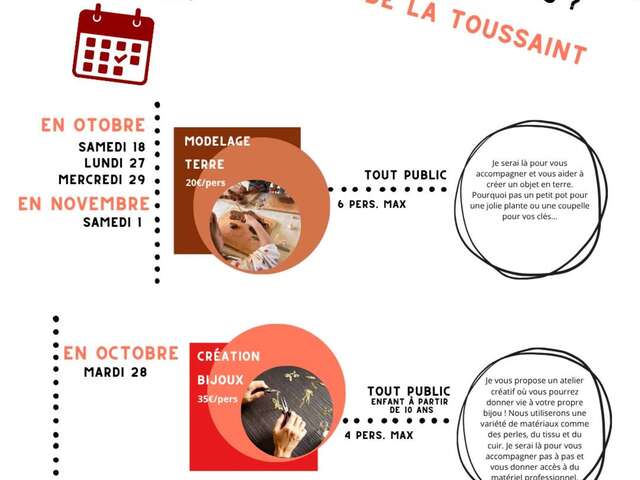 Kreativ-Workshop 'Modelage Terre' - Amélie Berthéas