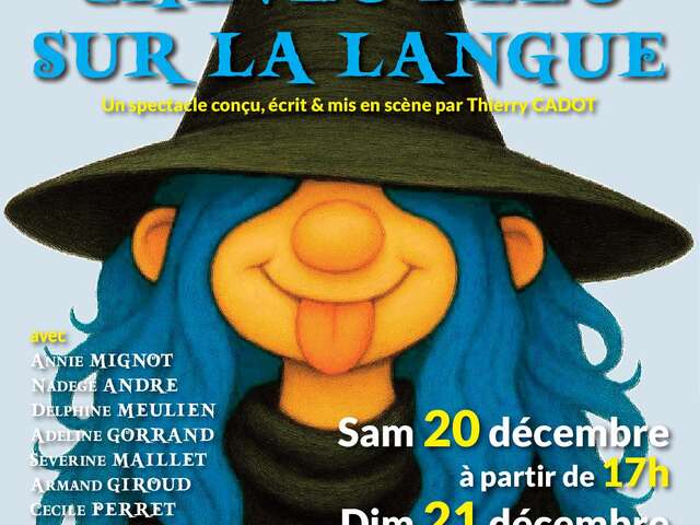 Un cheveu bleu sur la langue